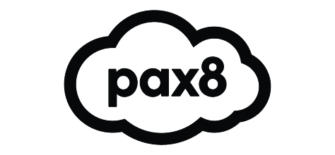 Pax8 logo presented at Dynamics 365 event for hospitality professionals